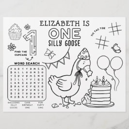 Tapete de Atividade de Aniversário de Um Ganso Bob