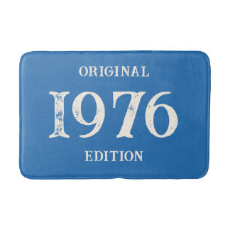 Tapete De Banheiro 1976 Edição Original em azul oceano