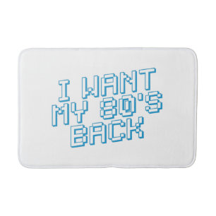 Tapete De Banheiro 80s com sobra