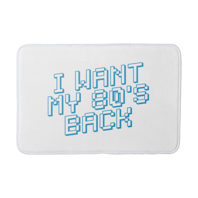 Tapete De Banheiro 80s com sobra (Frente)
