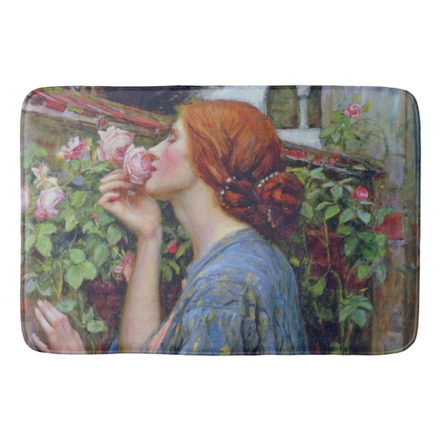Tapete De Banheiro A Alma do Rosa, John William Waterhouse (Frente)