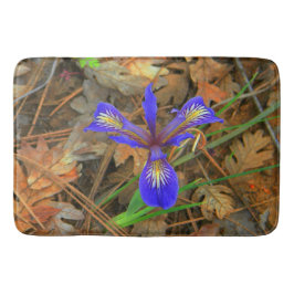 Tapete De Banheiro A flor selvagem da Íris...