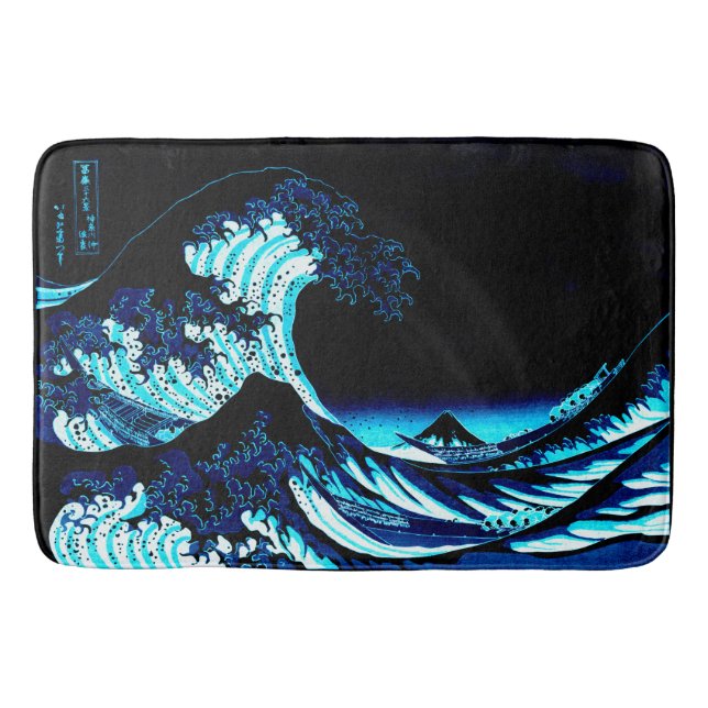 Tapete De Banheiro A Grande Onda (Frente)