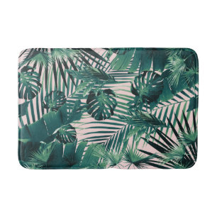 Tapete De Banheiro A selva tropical deixa a siesta #2 #tropical