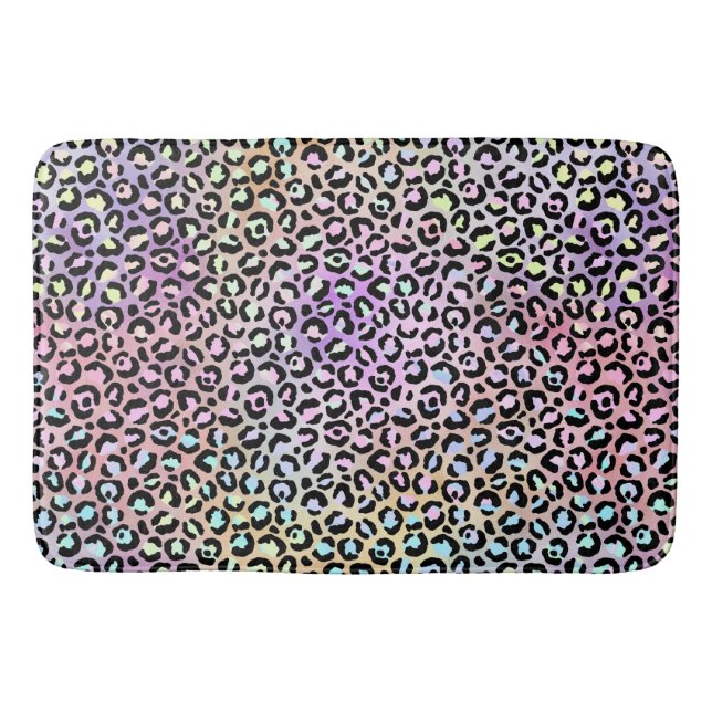 Tapete De Banheiro A Série Leopardo Iridescente Design 6 (Frente)