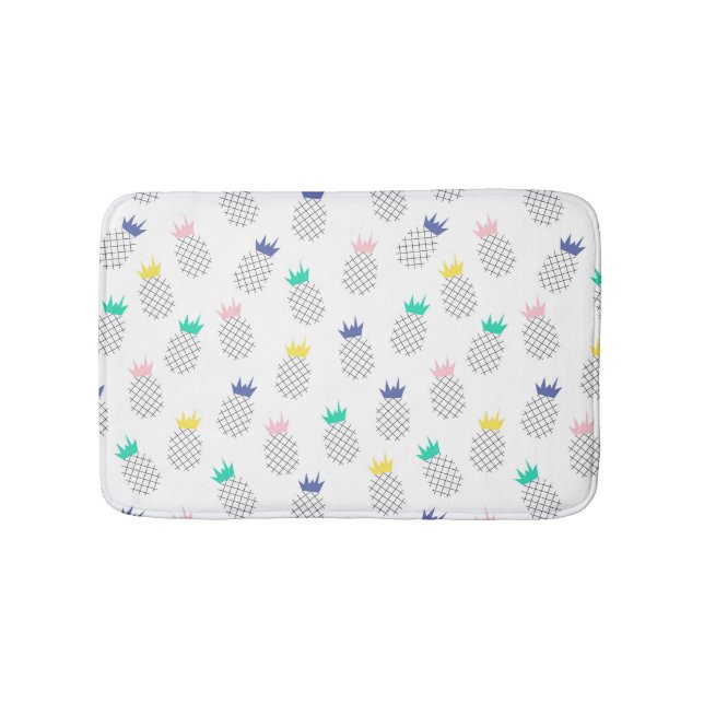 Tapete De Banheiro Abacaxis abstratos (frente)