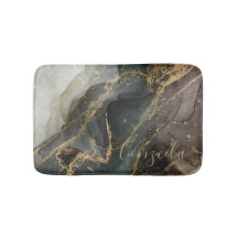 Abstrato Black Dourado Marble