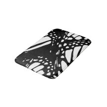 Abstrato Black & White Monarfly Butterfly