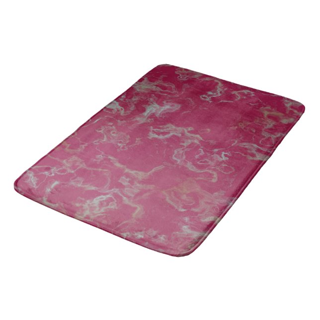 Tapete De Banheiro Abstrato de mármore rosa (Angulado)