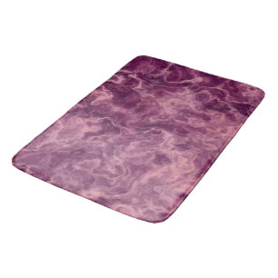 Tapete De Banheiro abstrato de mármore rosa e roxo