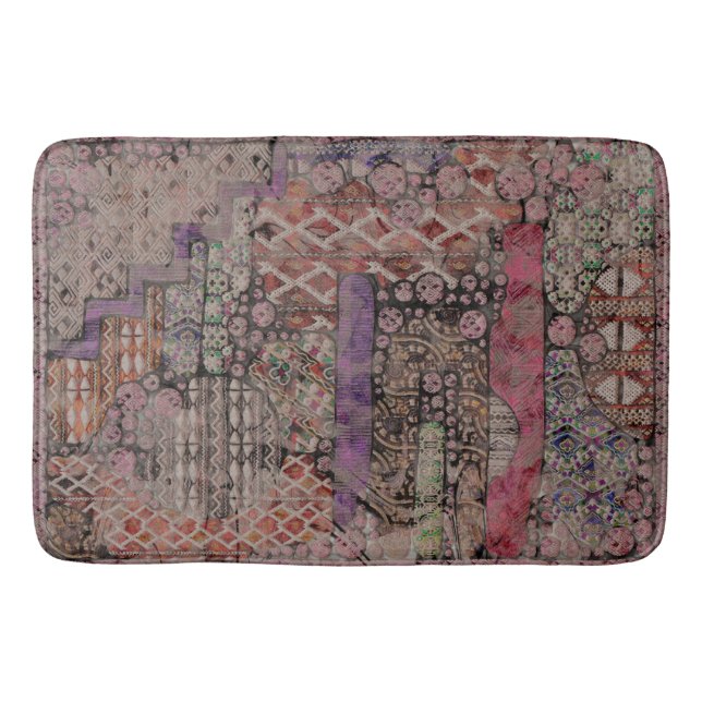 Tapete De Banheiro Abstrato Ethno Pattern - Folclore Art 1 (Frente)