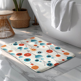 Tapete De Banheiro Abstrato Floral Moderna Flor Botânica Moderna