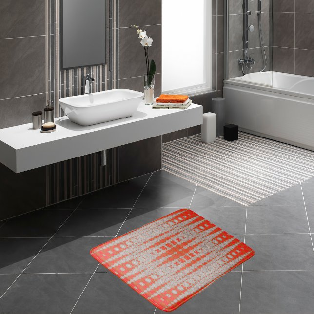 Tapete De Banheiro Abstrato geométrico em negrito (Criador carregado)