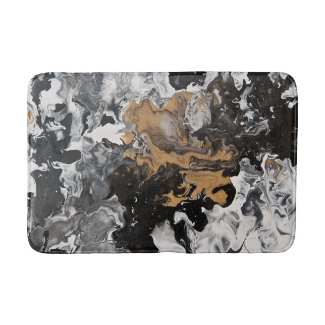 Tapete De Banheiro Abstrato Marble Acrylic Glam #1 #pintura (Frente)