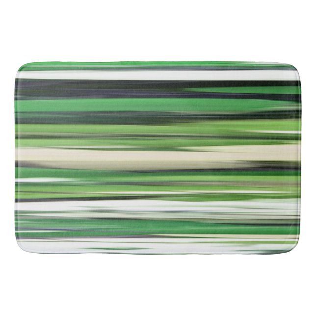 Tapete De Banheiro Abstrato nº 2: borrão verde (Frente)