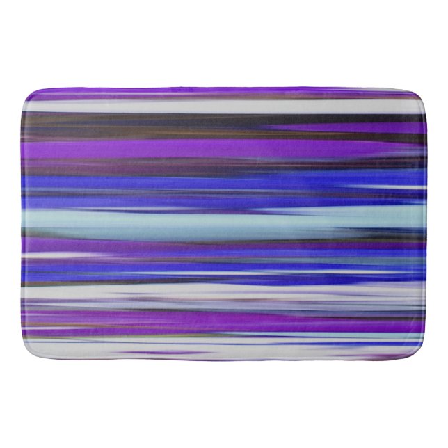 Tapete De Banheiro Abstrato nº 2: Desfocamento do Ultravioleta (Frente)
