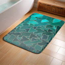 Abstrato Teal Triângulo Geométrico