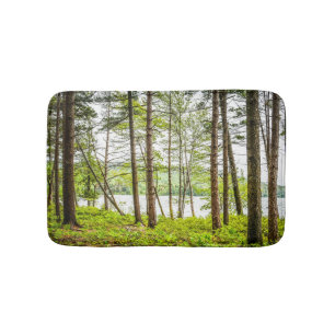Tapete De Banheiro Acadia Maine Forest e Lake