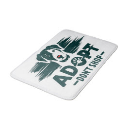 Tapete De Banheiro Adotar não comprar 2