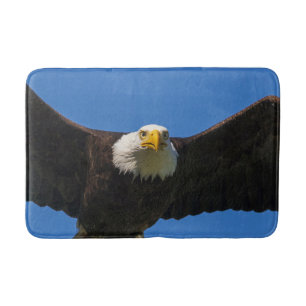 Tapete De Banheiro Águia Americana passa voando perto