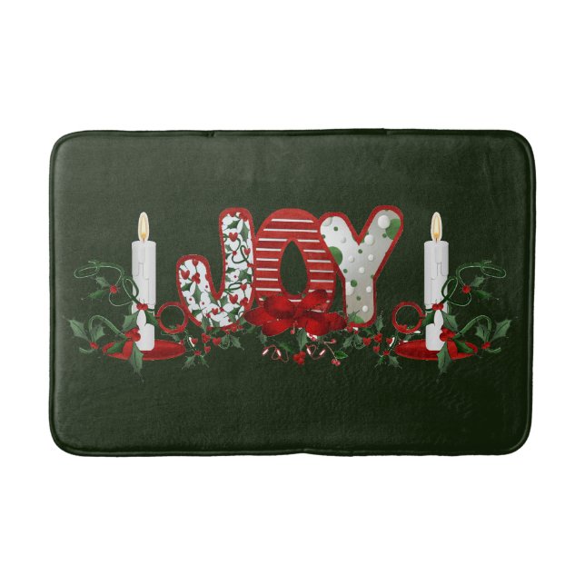 Tapete De Banheiro Alegria de Natal (Frente)