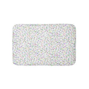 Tapete De Banheiro Alfileres de Costura Costureira de Vestido Branco