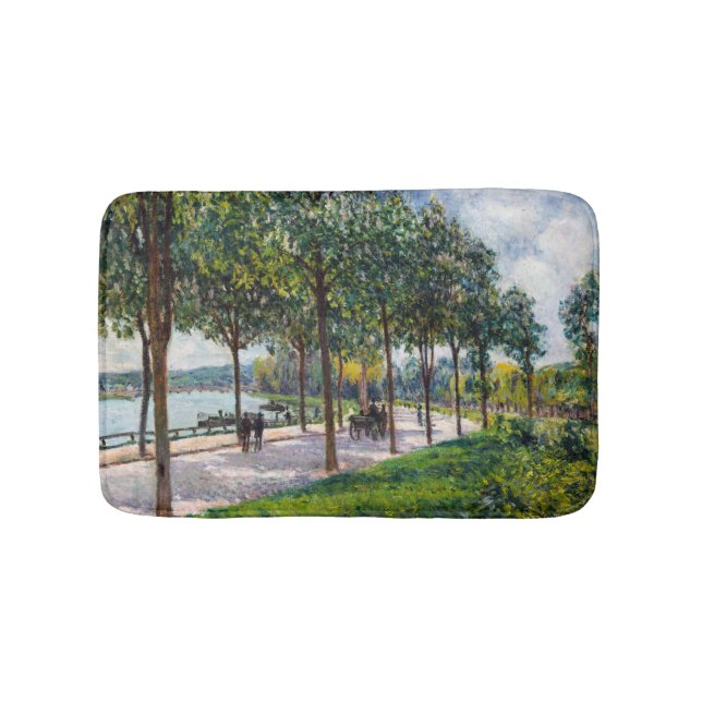 Tapete De Banheiro Alfred Sisley - Allee de Castanheiras (frente)