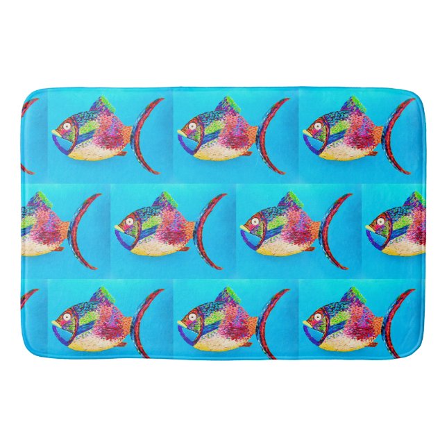 Tapete De Banheiro Algo Fishy Bath Mat (Frente)