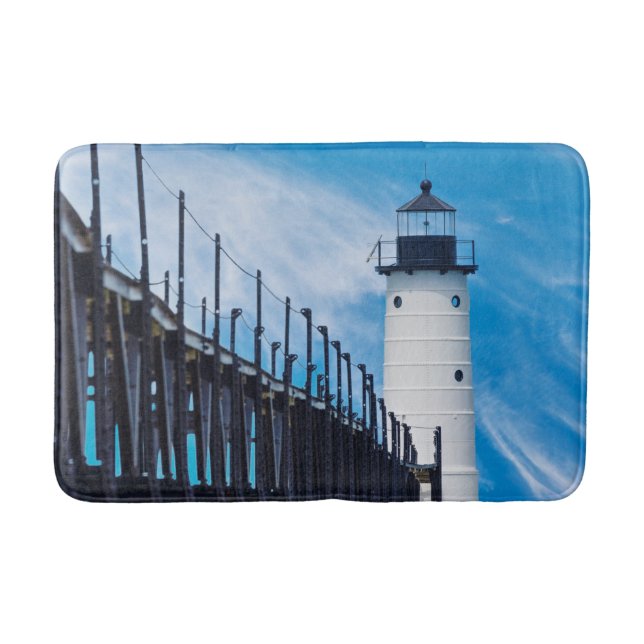 Tapete De Banheiro Along Manistee (Frente)