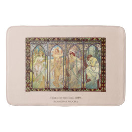 Tapete De Banheiro Alphonse Mucha - Os tempos do dia
