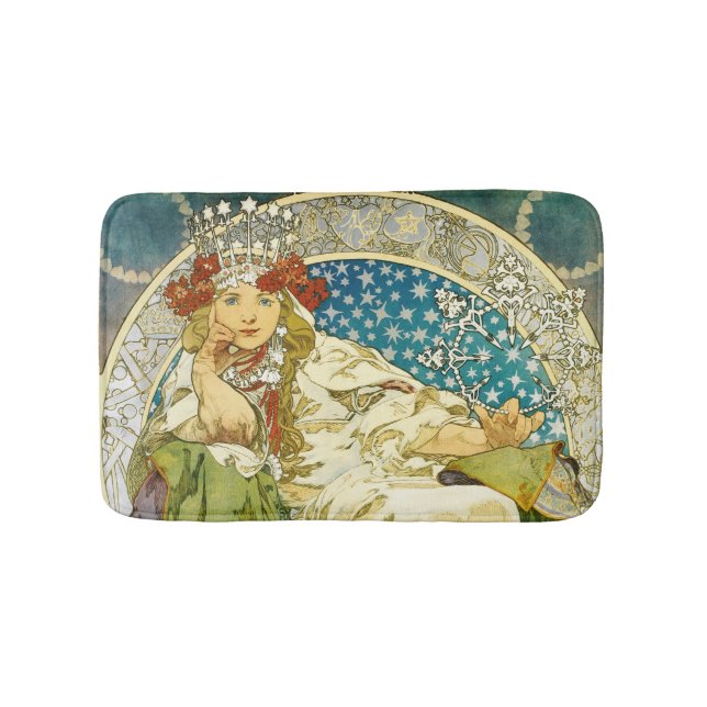 Tapete De Banheiro Alphonse Mucha Princess Hyacinth Art Nouveau (frente)