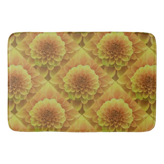 Tapete De Banheiro Amarelo Dahlia (Frente)