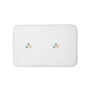 Tapete De Banheiro Amarelo de Banana, Verde Azul Escuro, decorativo