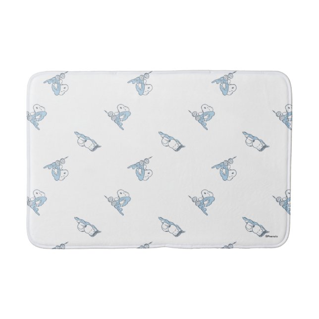 Tapete De Banheiro Amendoins | Padrão de Tempo do Sono (Frente)