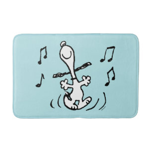Tapete De Banheiro Amendoins   Snoopy Dancing