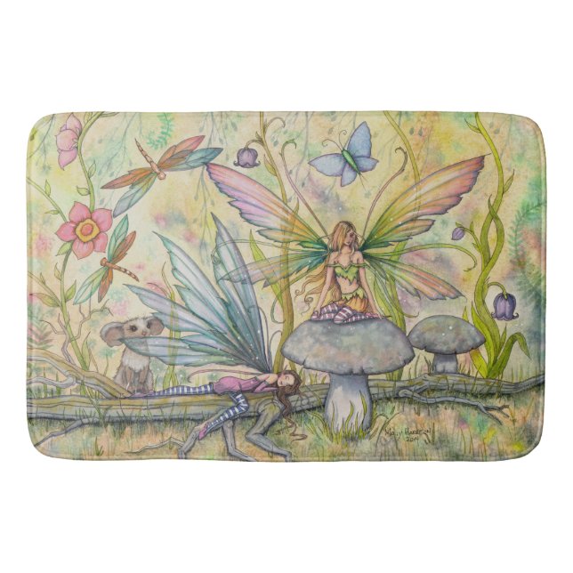Tapete De Banheiro Amigos Fairy Fantasy Art Illustration (Frente)