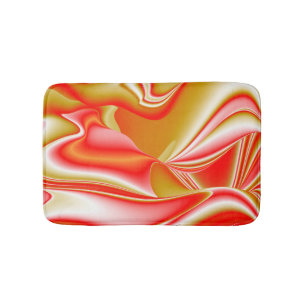 Tapete De Banheiro Amor e Abstrato 3D Rainbowart Dourado