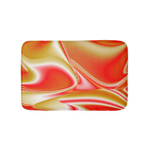 Tapete De Banheiro Amor e Abstrato 3D Rainbowart Dourado