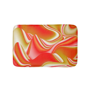 Tapete De Banheiro Amor e Abstrato 3D Rainbowart Dourado