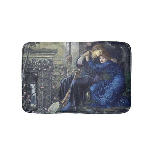 Tapete De Banheiro Amor entre as ruínas (por Edward Burne-Jones) (frente)