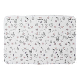 Tapete De Banheiro Amor pela Peris Bohemian Chic Boho Girl