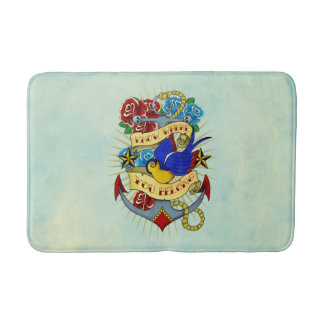 Tapete De Banheiro Âncora da velha escola