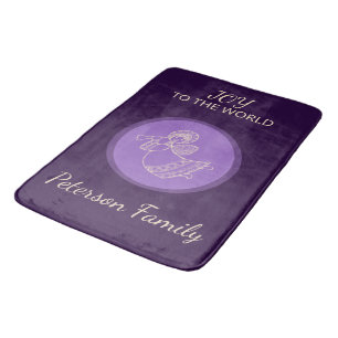 Tapete De Banheiro Anjo Lavanda de Alegria Conforto Familiar Resplend