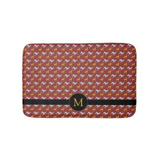 Tapete De Banheiro Ano Cão 2018 Zodiac Birthday Monograma B Mat