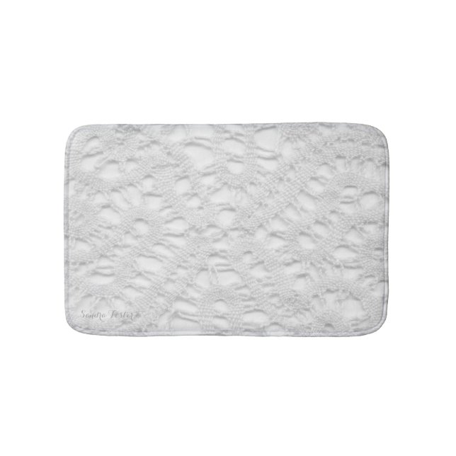 Tapete De Banheiro Antiguidade Lacy Doily (frente)