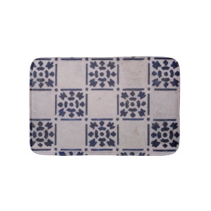 Tapete De Banheiro Antique Delft Azulejo Blue: Padrão Clássico de Art