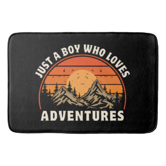 Tapete De Banheiro apenas um menino que ama aventuras