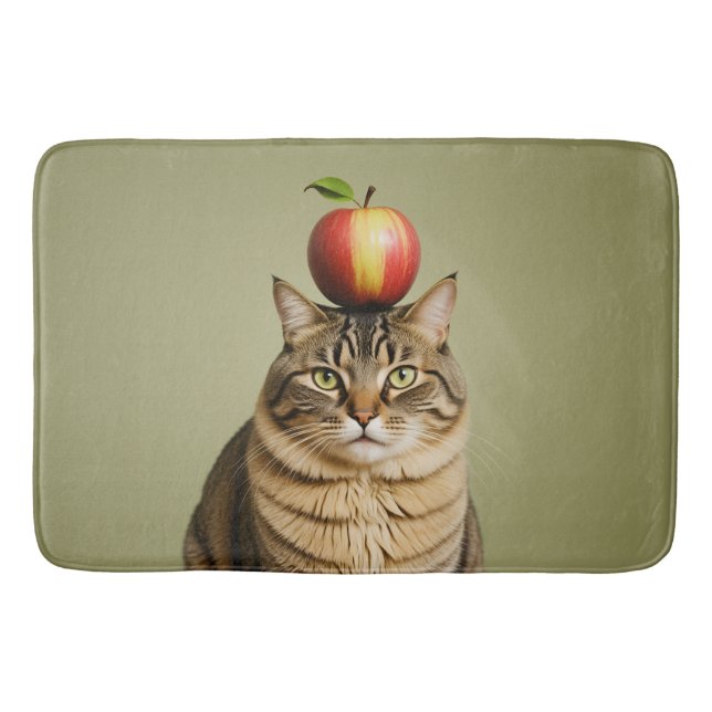 Tapete De Banheiro Apple Cat (Frente)