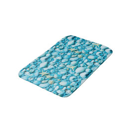Tapete De Banheiro Aqua Shellscape Bath Mat