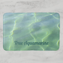 Tapete De Banheiro Aquamarine Tropical Water